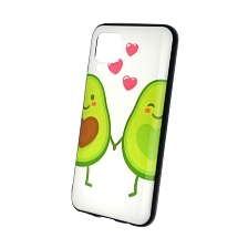 Чехол накладка для HUAWEI P40 Lite, Nova 6 SE, Nova 7i, силикон, рисунок Авокадо Любовь.