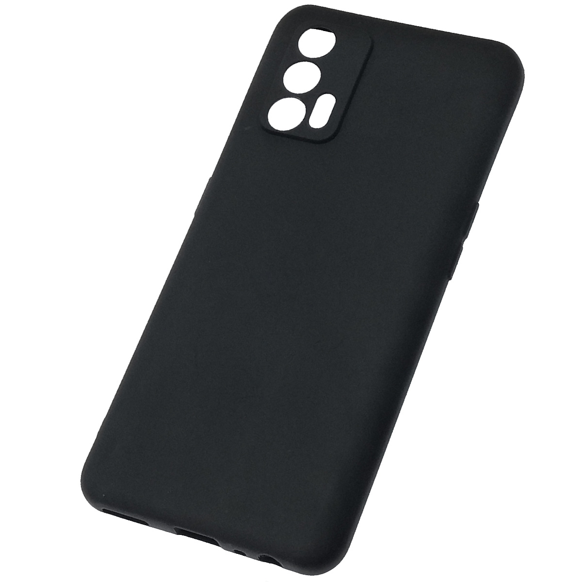 Чехол накладка SOFT TOUCH для Realme GT Neo 8, силикон, матовый, цвет черный Чехол накладка SOFT TOUCH для Realme GT Neo 8, силикон, матовый, цвет черный
