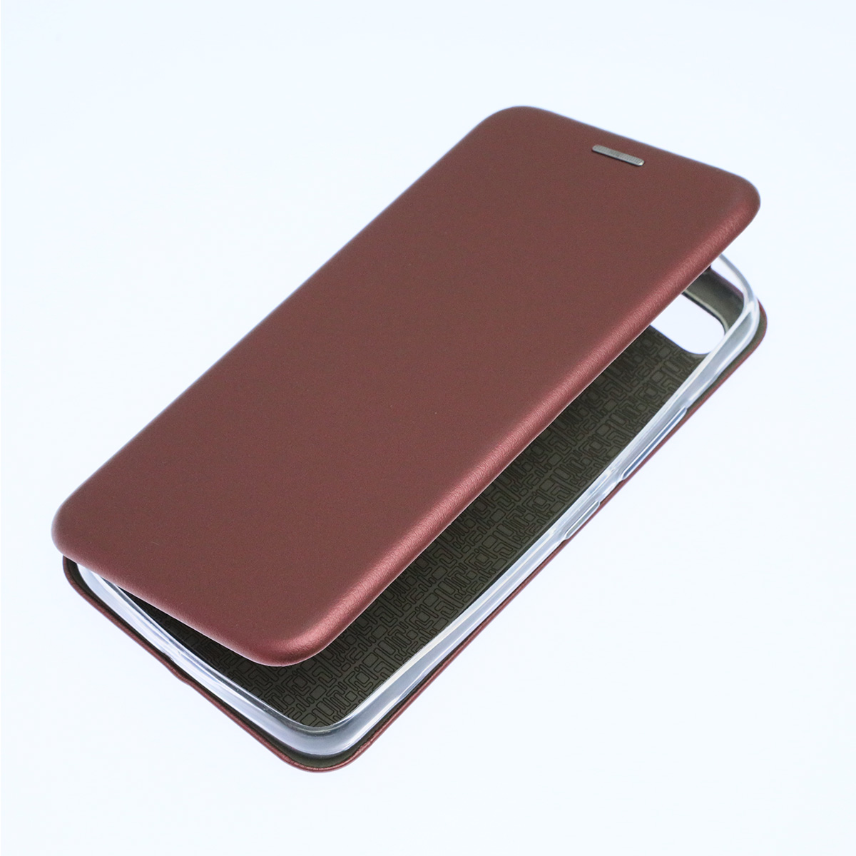Чехол книжка STYLISH для ITEL A25 (L5002), экокожа, визитница, цвет бордовый Чехол книжка STYLISH для ITEL A25 (L5002), экокожа, визитница, цвет бордовый