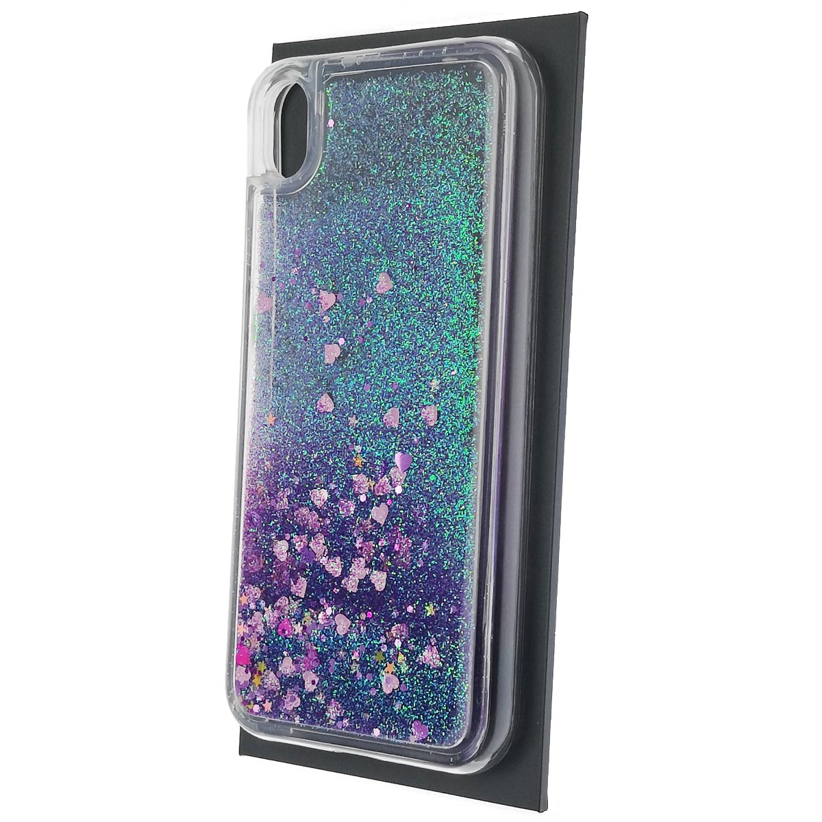 Чехол накладка для HUAWEI Honor 8S, Y5 2019, силикон, переливашка, блестки, цвет фиолетовый Чехол накладка для HUAWEI Honor 8S, Y5 2019, силикон, переливашка, блестки, цвет фиолетовый