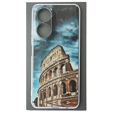 Чехол накладка для Honor X7, силикон, защита камеры, глянцевый, рисунок Колизей