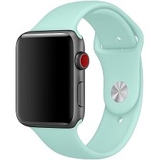 Ремешок для Apple Watch спортивный "Sport", размер 42-44 mm, цвет морской зеленый Ремешок для Apple Watch спортивный "Sport", размер 42-44 mm, цвет морской зеленый