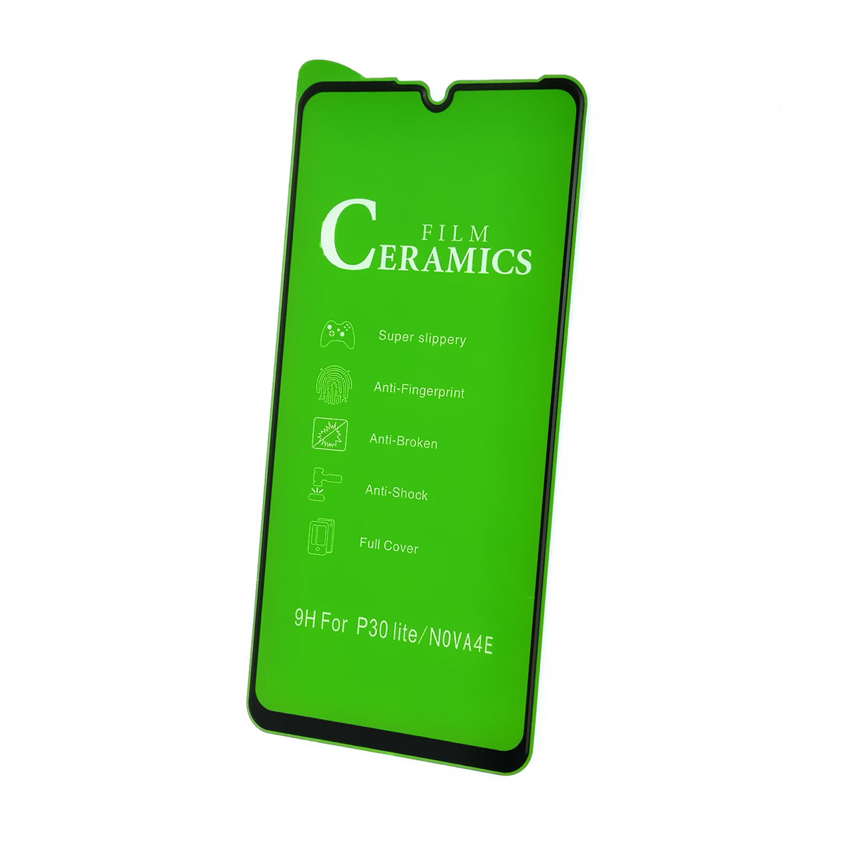 Защитное стекло 9H Ceramics для XIAOMI Redmi 8, Redmi 8A, цвет окантовки черный.