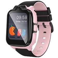 Умные часы для детей HOCO Y104, слот SIM, GPS, Wi-Fi, 4G, камера, 700mAh, цвет черно розовый Умные часы для детей HOCO Y104, слот SIM, GPS, Wi-Fi, 4G, камера, 700mAh, цвет черно розовый
