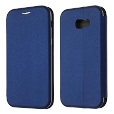 Чехол книжка STYLISH для SAMSUNG Galaxy A5 2017 (SM-A520), экокожа, визитница, цвет синий Чехол книжка STYLISH для SAMSUNG Galaxy A5 2017 (SM-A520), экокожа, визитница, цвет синий