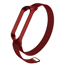 Ремешок для Xiaomi Mi Band 4 Milan Mate, цвет красный. Ремешок для Xiaomi Mi Band 4 Milan Mate, цвет красный.
