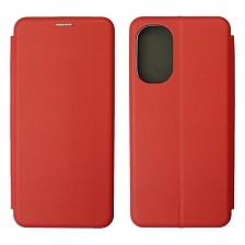 Чехол книжка STYLISH для TECNO Camon 19, Camon 19 Pro, экокожа, визитница, цвет красный