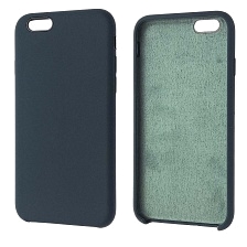 Чехол накладка Silicon Case для APPLE iPhone 6, 6G, 6S, силикон, бархат, цвет синий сапфир. Чехол накладка Silicon Case для APPLE iPhone 6, 6G, 6S, силикон, бархат, цвет синий сапфир.