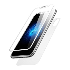 Защитное стекло Soft 3D для APPLE iPhone X Film Set ударопрочное 0.23 перед/зад прозрачное.