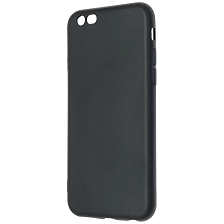 Чехол накладка для APPLE iPhone 6, iPhone 6G, iPhone 6S, силикон, цвет черный