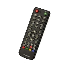 Пульт ДУ T-707HD&HDI цифровых приставок DENN, DEXP, GOLDMASTER, LUMAX, цвет черный Пульт ДУ T-707HD&HDI цифровых приставок DENN, DEXP, GOLDMASTER, LUMAX, цвет черный