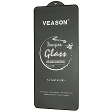 Защитное стекло VEASON HD+ для SAMSUNG Galaxy A51 (SM-A515F), цвет окантовки черный
