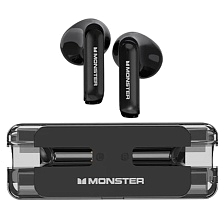 Гарнитура (наушники с микрофоном) беспроводная, MONSTER Airmars XKT08, цвет черный (распродажа -50%)