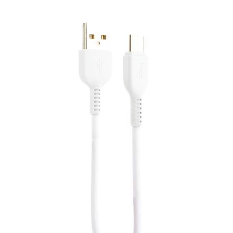 Кабель HOCO X20 Flash USB Type C, 3A, 1 метр, цвет белый
