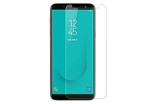 Защитное стекло 0.3mm 2.5D /прозрачное/ для Samsung J8 (2018) /техпак/.