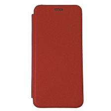 Чехол книжка STYLISH для TECNO Spark 7, экокожа, визитница, цвет красный