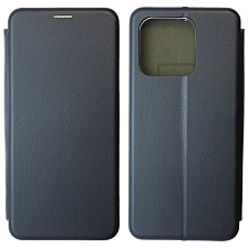 Чехол книжка STYLISH для XIAOMI Redmi 12C, POCO C55, экокожа, визитница, цвет темно синий Чехол книжка STYLISH для XIAOMI Redmi 12C, POCO C55, экокожа, визитница, цвет темно синий