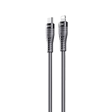 Кабель REMAX RC-C150 USB Type C на Lightning 8 pin, 30W, длина 1.2 метра, цвет серый