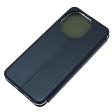 Чехол книжка STYLISH для TECNO Spark Go 1,  POP 9 4G, экокожа, визитница, цвет темно синий