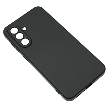 Чехол накладка NANO для SAMSUNG Galaxy A36 5G, защита камеры, силикон, бархат, цвет черный