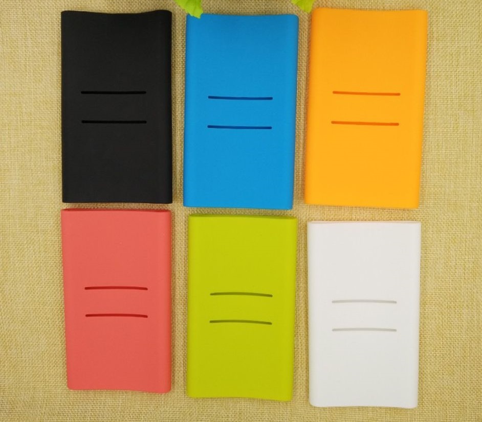 Силиконовый чехол для XIAOMI Power bank 5000 Slim, цвет оранжевый.
