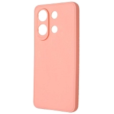 Чехол накладка для XIAOMI Redmi Note 13, защита камеры, силикон, цвет персиковый
