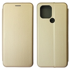Чехол книжка STYLISH для XIAOMI Redmi A1 Plus, Redmi A2 Plus, POCO C51, экокожа, визитница, цвет золотистый