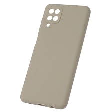 Чехол накладка Soft Touch для SAMSUNG Galaxy A12 5G, силикон, цвет светло серый Чехол накладка Soft Touch для SAMSUNG Galaxy A12 5G, силикон, цвет светло серый