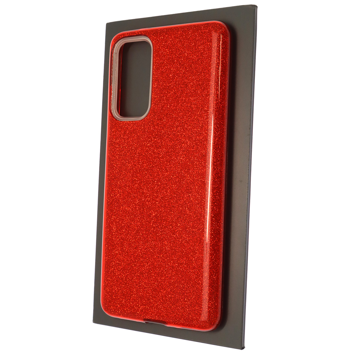 Чехол накладка SHINE для SAMSUNG Galaxy S20 FE (SM-G780), силикон, блестки, цвет красный Чехол накладка SHINE для SAMSUNG Galaxy S20 FE (SM-G780), силикон, блестки, цвет красный