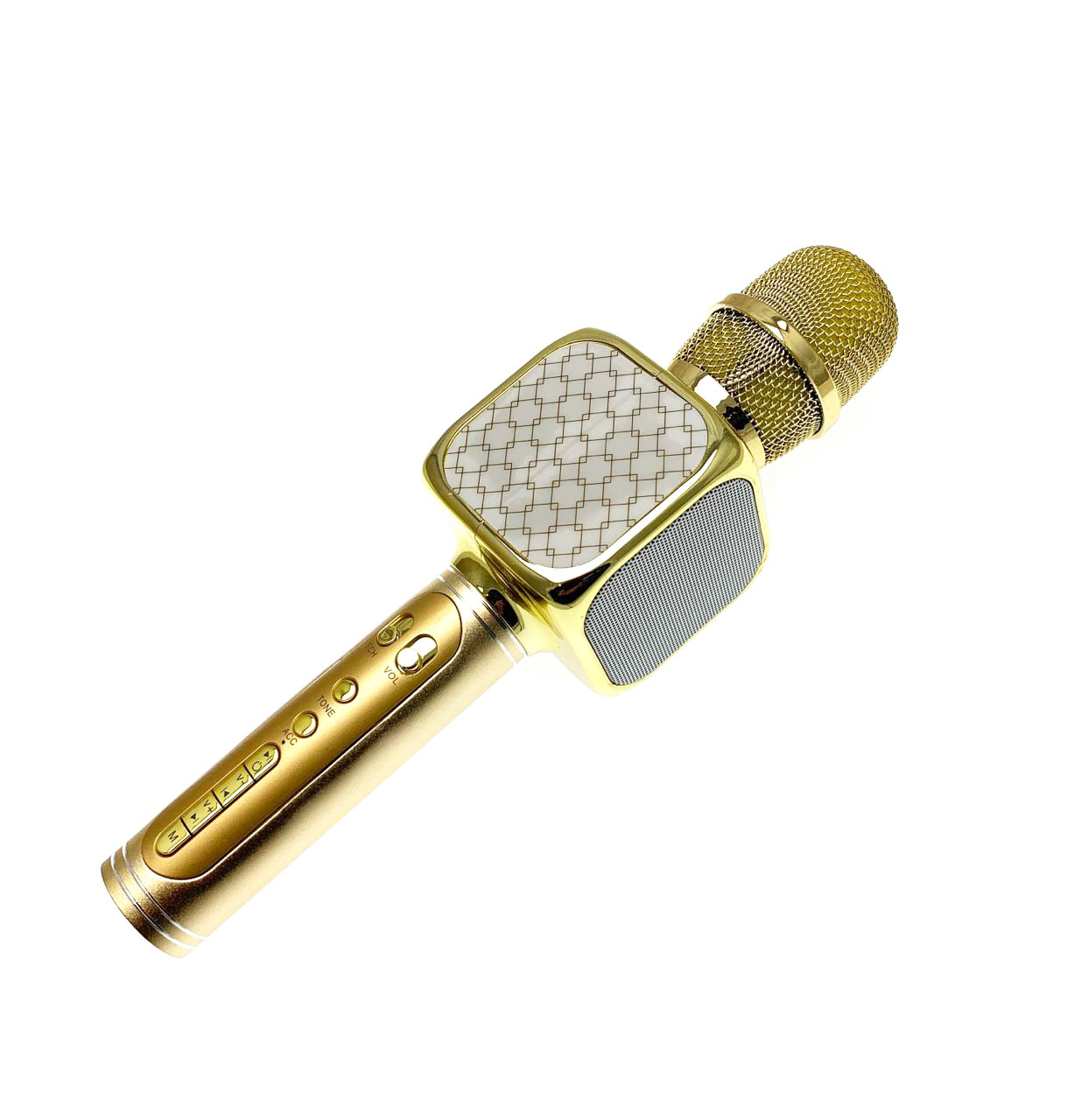 Колонка портативная, караоке-микрофон SU YOSD YS-69 (Bluetooth, microSD, USB), цвет золотистый Колонка портативная, караоке-микрофон SU YOSD YS-69 (Bluetooth, microSD, USB), цвет золотистый