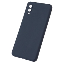 Чехол накладка для SAMSUNG Galaxy A02 (SM-A022G/DS), силикон, цвет темно синий Чехол накладка для SAMSUNG Galaxy A02 (SM-A022G/DS), силикон, цвет темно синий