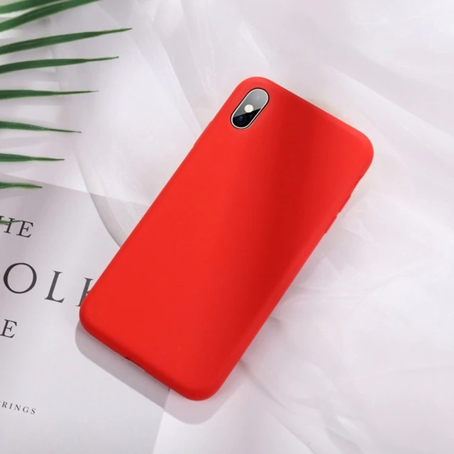 Чехол накладка для APPLE iPhone 6, 6G, 6S, силикон, цвет красный. Чехол накладка для APPLE iPhone 6, 6G, 6S, силикон, цвет красный.