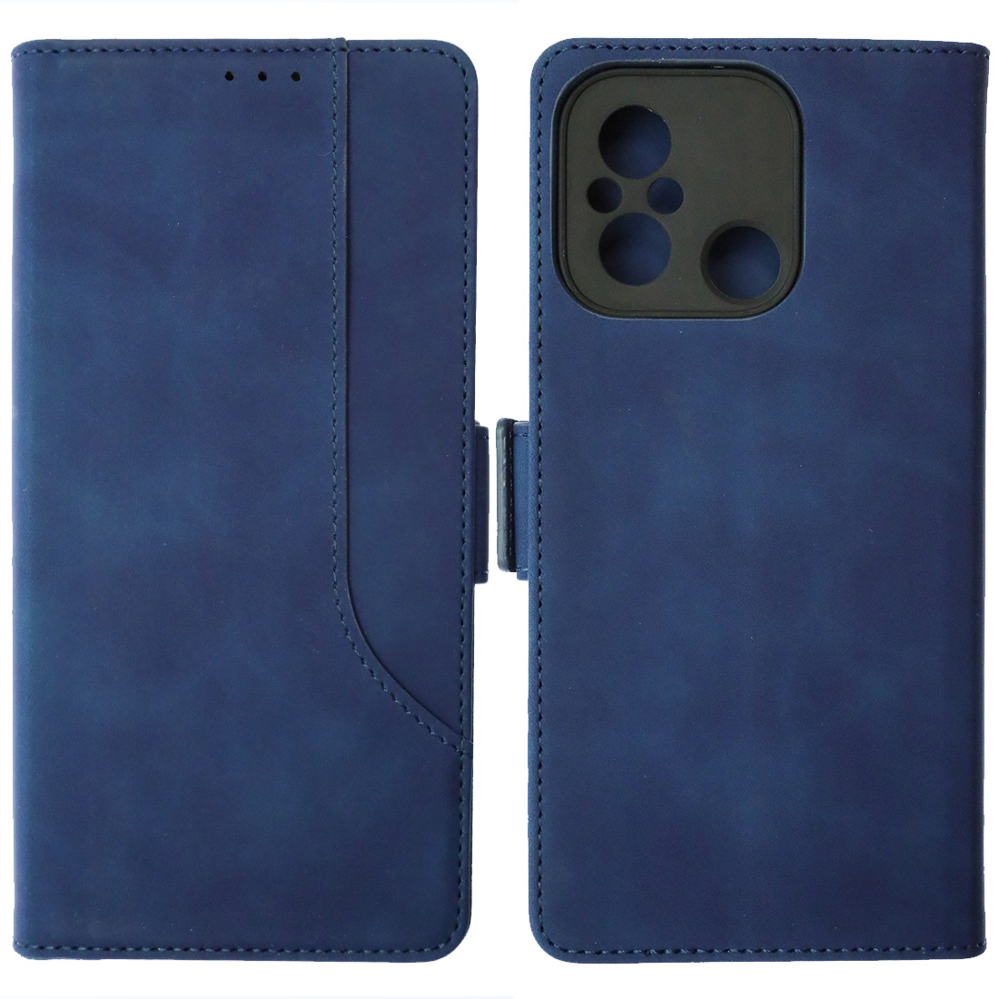 Чехол книжка NICE для XIAOMI Redmi 12C, POCO C55, экокожа, визитница, цвет темно синий Чехол книжка NICE для XIAOMI Redmi 12C, POCO C55, экокожа, визитница, цвет темно синий