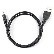Кабель USB 2.0 AM - 2.5-0.9 мм, длина 1 метр, цвет черный