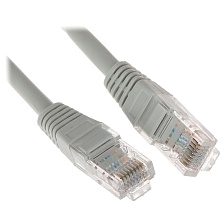 Патч корд Premier 5-970, сетевой кабель для интернета, длина 2 метра, цвет серый