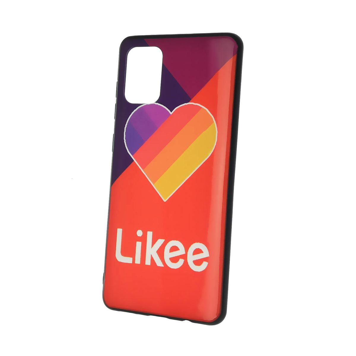 Чехол накладка для SAMSUNG Galaxy A71 (SM-A715), силикон, рисунок Likee Red. Чехол накладка для SAMSUNG Galaxy A71 (SM-A715), силикон, рисунок Likee Red.