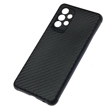 Чехол накладка для SAMSUNG Galaxy A32 4G (SM-A325F), силикон, карбон, цвет черный Чехол накладка для SAMSUNG Galaxy A32 4G (SM-A325F), силикон, карбон, цвет черный