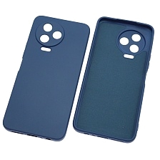 Чехол накладка NANO для INFINIX Note 12 2023, INFINIX Note 12 Pro 4G, силикон, бархат, цвет темно синий Чехол накладка NANO для INFINIX Note 12 2023, INFINIX Note 12 Pro 4G, силикон, бархат, цвет темно синий
