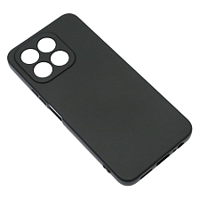 Чехол накладка NANO для Honor X6b 4G, защита камеры, силикон, бархат, цвет черный