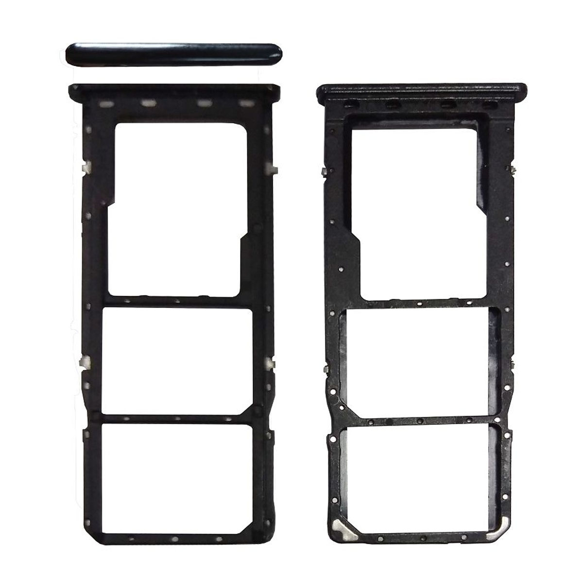 SIM лоток, держатель сим карты SAMSUNG Galaxy A10 (SM-A105), цвет черный