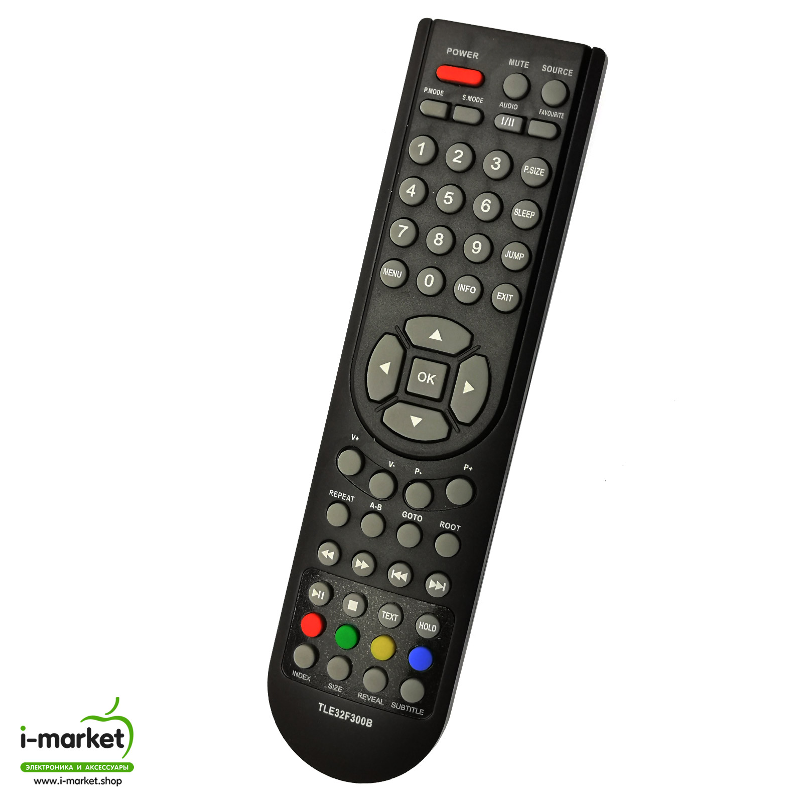 Пульт ДУ для IZUMI TLE32F300B подходит к следующим моделям: TLE16H330B, TLE19H103B, TLE32F300B, TLE32H330B.