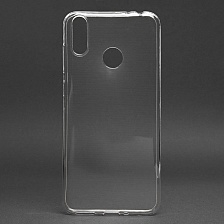 Чехол-накладка New Color для HUAWEI Honor 8C 2018 (JAT-LX1/L29), силиконовая 1.0 mm, прозрачная.