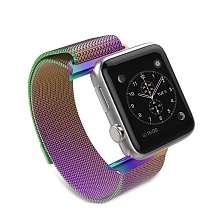 Ремешок для APPLE Watch, сетчатый, миланская петля Milano Loop, 38 - 40 mm, цвет хамелеон Ремешок для APPLE Watch, сетчатый, миланская петля Milano Loop, 38 - 40 mm, цвет хамелеон