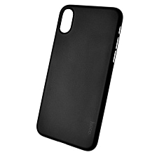 Чехол накладка HOCO для APPLE iPhone X, пластик, ультратонкий, цвет черный.