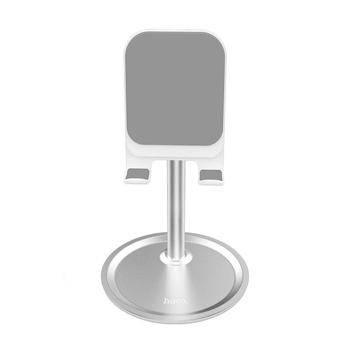 Настольная подставка, держатель HOCO PH15 Aluminum для телефона, смартфона, планшета, цвет серебристый Настольная подставка, держатель HOCO PH15 Aluminum для телефона, смартфона, планшета, цвет серебристый