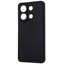 Чехол накладка для XIAOMI Redmi Note 13, защита камеры, силикон, цвет черный Чехол накладка для XIAOMI Redmi Note 13, защита камеры, силикон, цвет черный