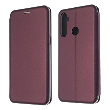 Чехол книжка STYLISH для Realme C3, экокожа, визитница, цвет бордовый Чехол книжка STYLISH для Realme C3, экокожа, визитница, цвет бордовый