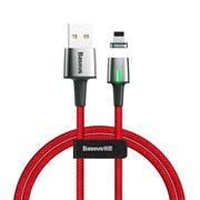 BASEUS CALXC-A09 кабель магнитный Lightning USB 8-pin Zinc Magnetic Cable, длина 1 метр, цвет красный BASEUS CALXC-A09 кабель магнитный Lightning USB 8-pin Zinc Magnetic Cable, длина 1 метр, цвет красный