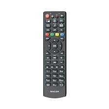 Пульт ДУ для цифровых приставок Ростелеком (Rostelecom) MAG-255, MAG-250 HD IPTV (ВАР2) Уфанет, цвет черный