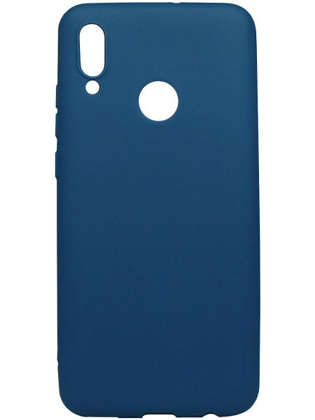 Чехол накладка для HUAWEI Honor 8A, Y6 2019, силикон, цвет синий. Чехол накладка для HUAWEI Honor 8A, Y6 2019, силикон, цвет синий.